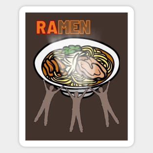 Funny Ramen - Ramen Worshippers Magnet